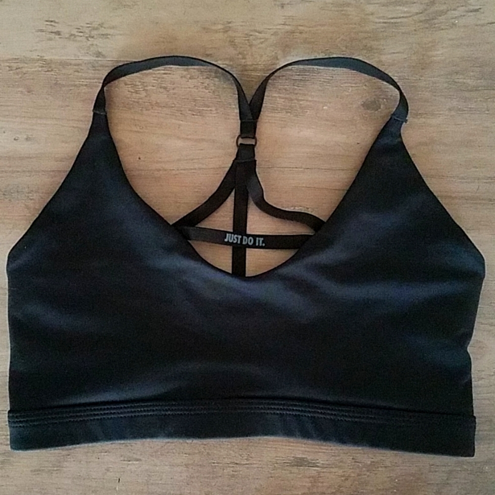 Strappy Black Nike sports bra Medium